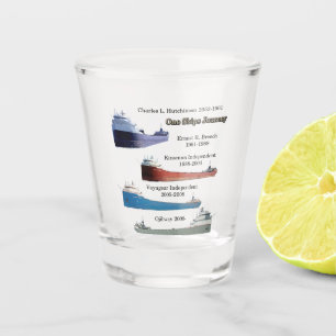 Vaso De Chupito Vidrio de tiro de un buque