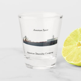 Vaso De Chupito Vidrio de tiro del Espíritu Americano