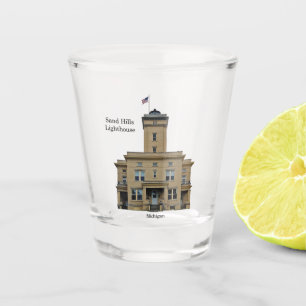 Vaso De Chupito Vidrio de tiro del faro de Sand Hills
