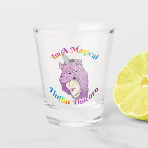 Vaso De Chupito Vidrio de unicornio mágico