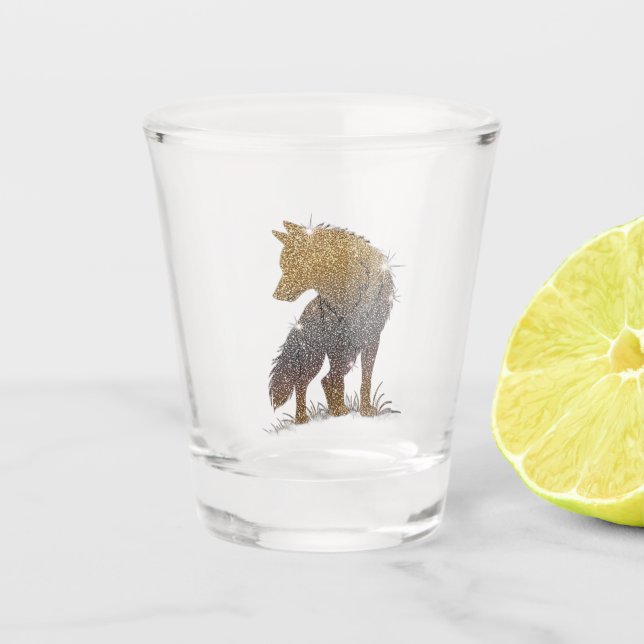 Vaso De Chupito Vidrio de Wolf (Anverso)