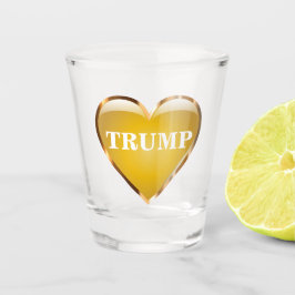 VASO DE CHUPITO VIDRIO DEL AMOR DEL TRUMP