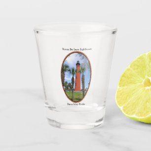 Vaso De Chupito Vidrio del faro de Ponce De Leon