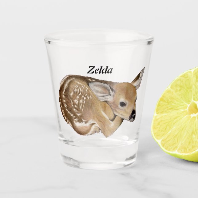 Vaso De Chupito Vidrio Fawn (Anverso)