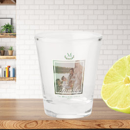 Vaso De Chupito Vidrio fotográfico familiar personalizado | Monogr
