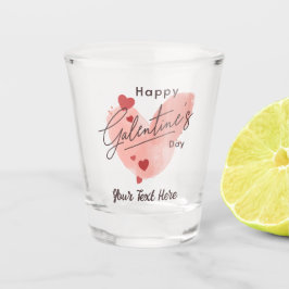 Vaso De Chupito Vidrio fotográfico personalizado del día de Galent