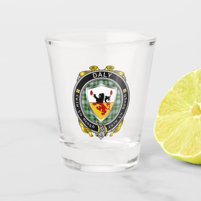 Vaso De Chupito Vidrio irlandés Daly/O'Daly (Anverso)