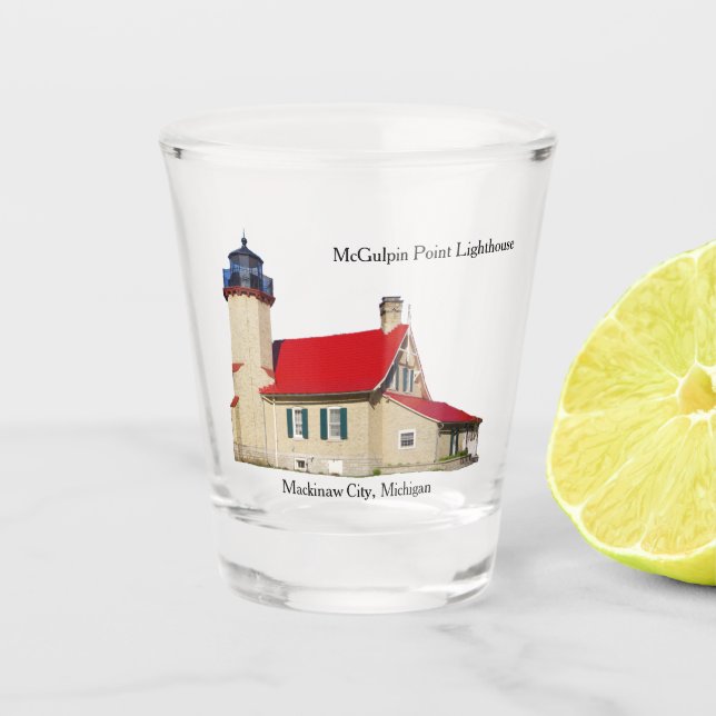 Vaso De Chupito Vidrio McGulpin Point 2019 (Anverso)