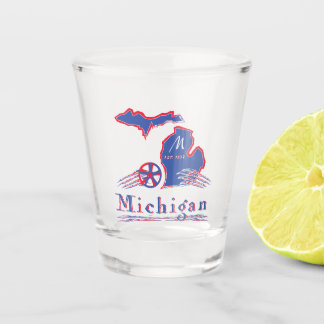 Vaso De Chupito Vidrio Michigan Shot