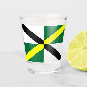 Vaso De Chupito Vidrio patriótico con bandera de Monterrey