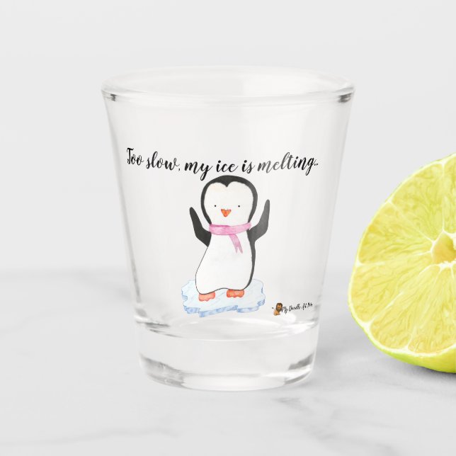 Vaso De Chupito Vidrio Penguin Shot