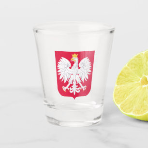 Vaso De Chupito Vidrio polaco de tiro de águila