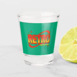 Vaso De Chupito Vidrio retro.