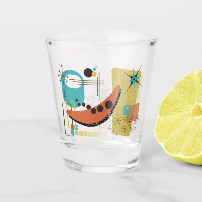 Vaso De Chupito Vidrio retro redux clásico (Anverso)
