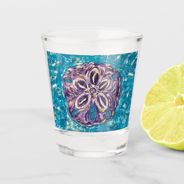 Vaso De Chupito Vidrio Sand Dollar Shot (Anverso)
