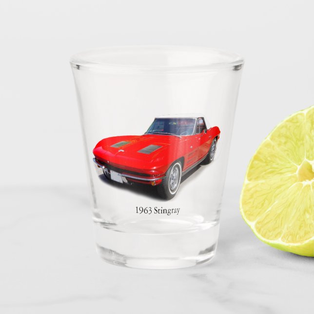 Vaso De Chupito Vidrio Stingray 1963 (Anverso)
