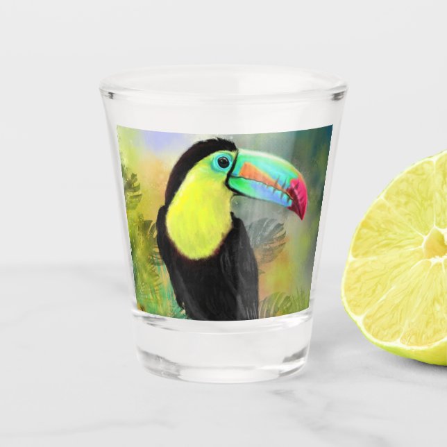 Vaso De Chupito Vidrio Toco Toco Tropical Thot (Anverso)