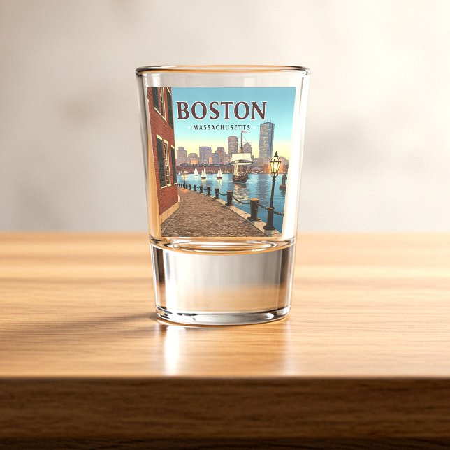Vaso De Chupito Viejo Boston Massachusetts (Subido por el creador)