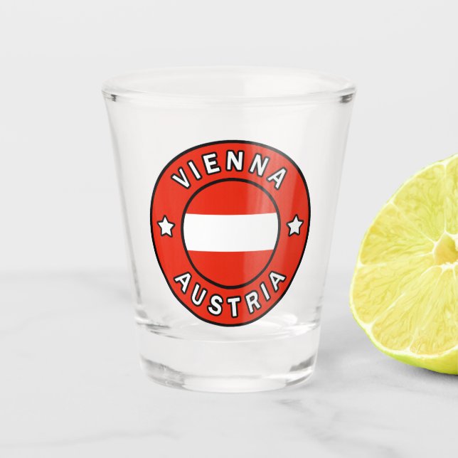 Vaso De Chupito Viena Austria (Anverso)