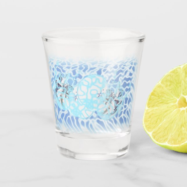 Vaso De Chupito Viento de vidrio caliente (Anverso)