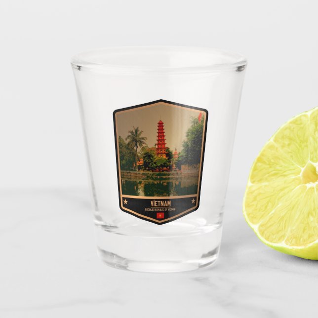 Vaso De Chupito Vietnam (Anverso)