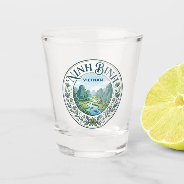 Vaso De Chupito Vietnam (Anverso)