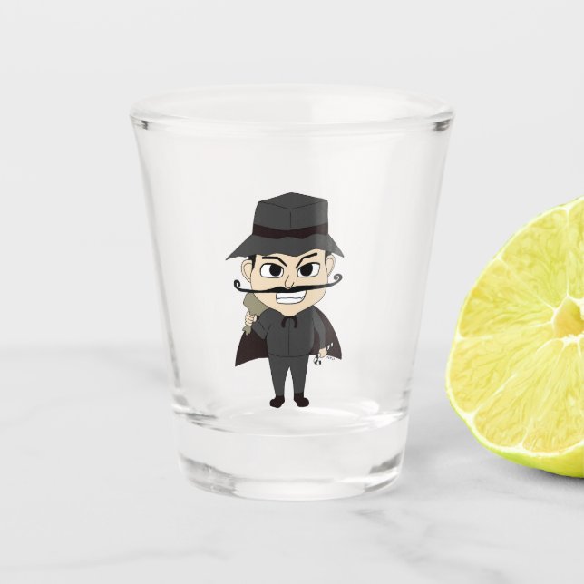 Vaso De Chupito villano navidad (Anverso)