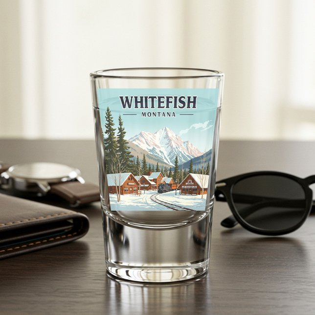 Vaso De Chupito Viñage Whitefish Montana (Subido por el creador)