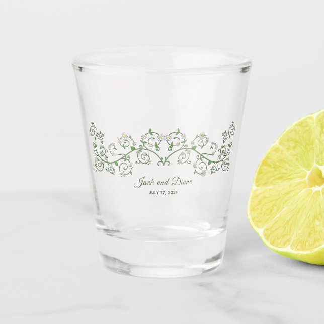 Vaso De Chupito Vine boda Vine Heart Shot (Anverso)