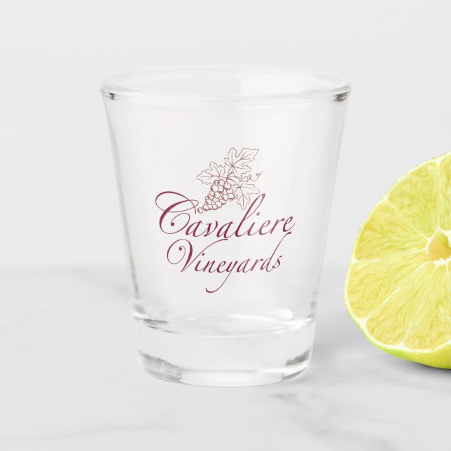 Vaso De Chupito Vineyards Cavaliere Vidrieras Shot Glass (Anverso)