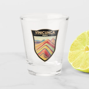 Vaso De Chupito Vinicunca Perú Viaje a Viaje Vintage