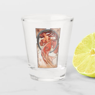 Vaso De Chupito Vintage Art Nouveau de Alphonse Mucha Dance 1898