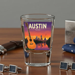 Vaso De Chupito Vintage Austin Texas