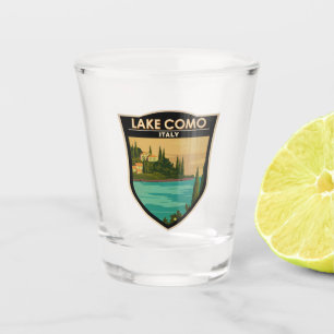 Vaso De Chupito Vintage del Lago Como Italia