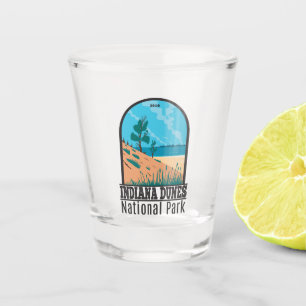 Vaso De Chupito Vintage del parque nacional Indiana Dunes