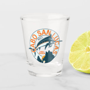Vaso De Chupito Vintage del velero marino de Cabo San Lucas