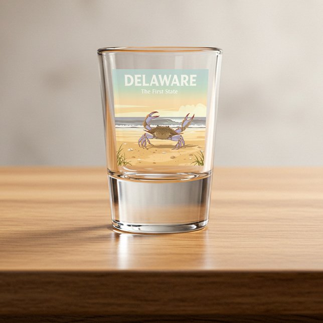 Vaso De Chupito Vintage Delaware (Subido por el creador)
