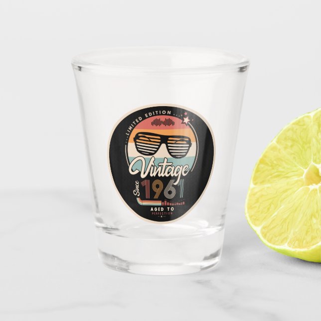 Vaso De Chupito Vintage desde 1961 (Anverso)