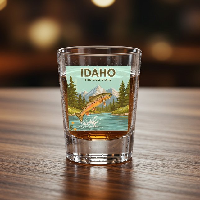 Vaso De Chupito Vintage Idaho (Subido por el creador)