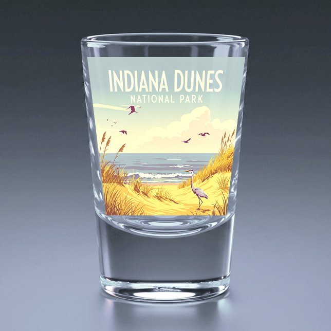 Vaso De Chupito Vintage Indiana Dunes National Park  (Subido por el creador)