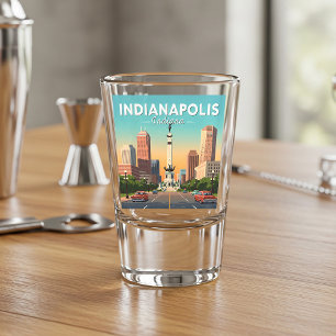 Vaso De Chupito Vintage Indianapolis Indiana