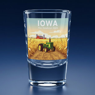 Vaso De Chupito Vintage Iowa