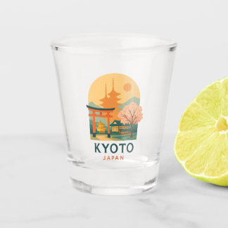 Vaso De Chupito Vintage Kyoto Japan Shot Glass – Minimalist Travel