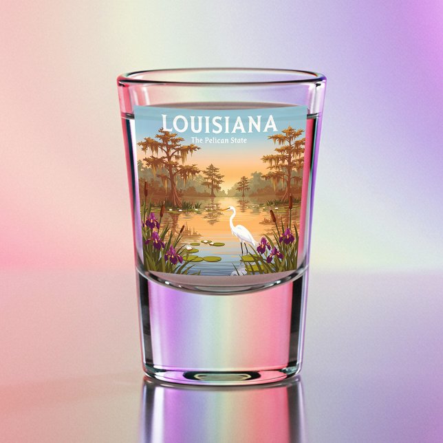 Vaso De Chupito Vintage Louisiana (Subido por el creador)