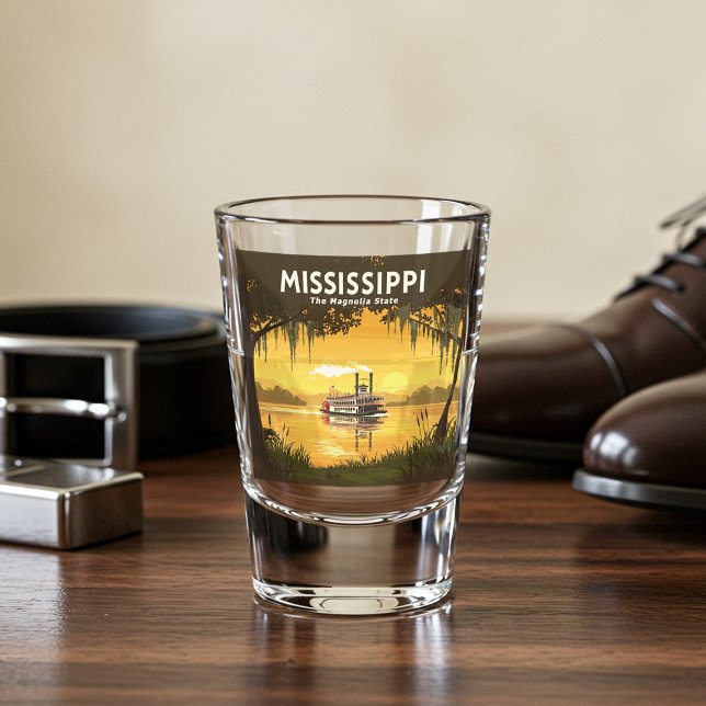 Vaso De Chupito Vintage Mississippi (Subido por el creador)
