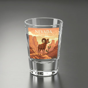 Vaso De Chupito Vintage Nevada