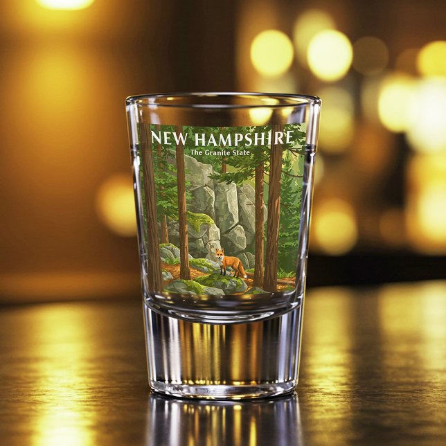 Vaso De Chupito Vintage New Hampshire (Subido por el creador)