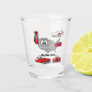 Vaso De Chupito Vintage Obtener tus patadas camisetas y regalos Mu