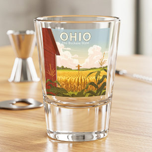 Vaso De Chupito Vintage Ohio