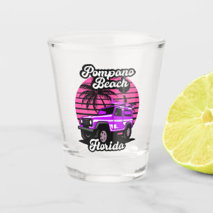 Vaso De Chupito Vintage Pompano Beach Florida